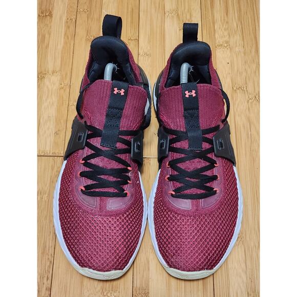 Under Armour Mens Size 11 UA Project Rock 4 Training Shoes Red Black Gym Lifting main image 7